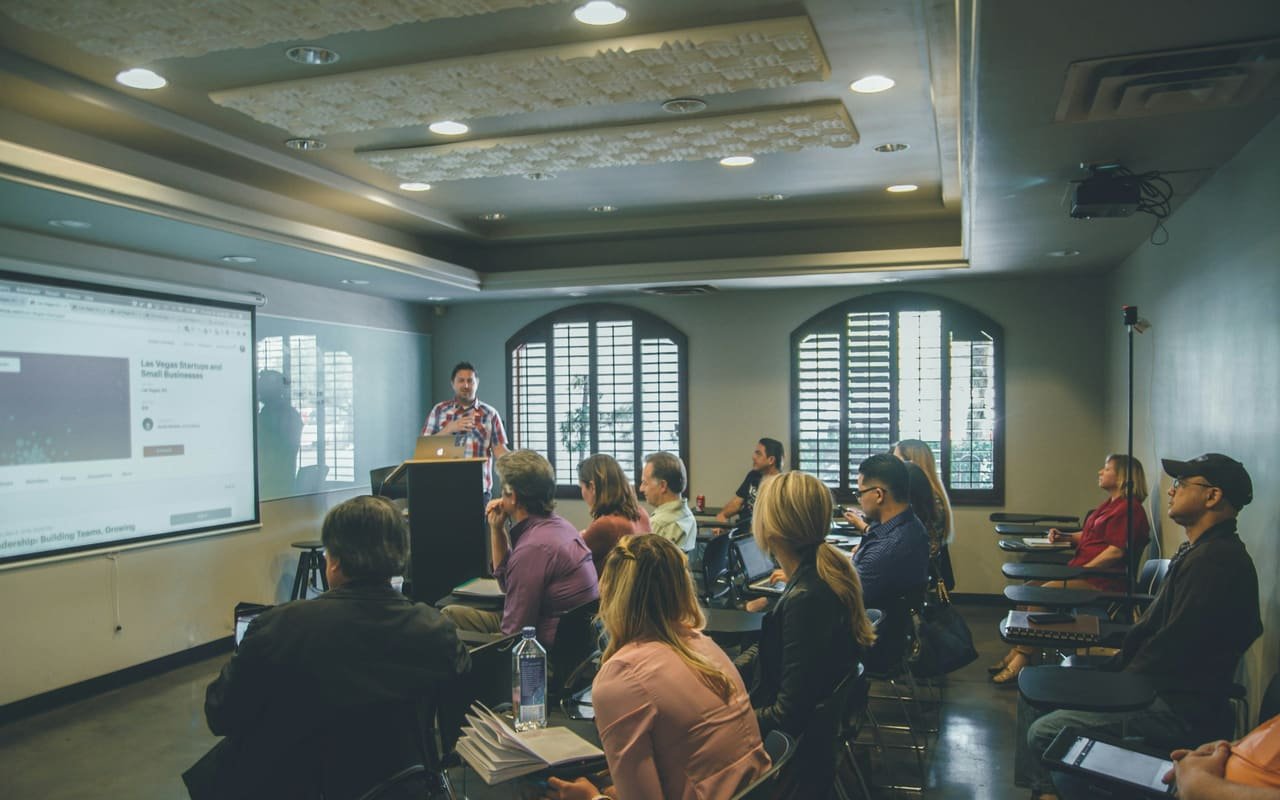 Classroom discussion on business ethics