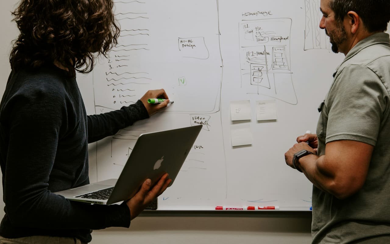 Founders working through a startup incubation sprint